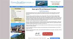 Desktop Screenshot of cruisesfromvancouver.com